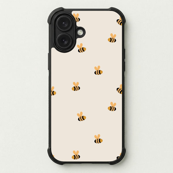Spring Bee Pattern Phone Case — Bumper case