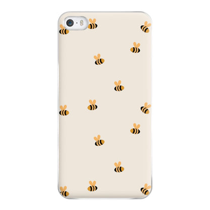 Spring Bee Pattern Phone Case for iPhone 5 / 5s / SE 2016