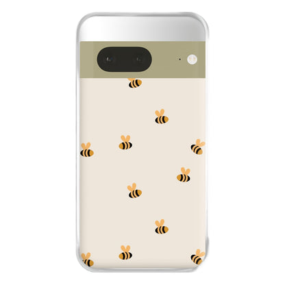 Spring Bee Pattern Phone Case for Google Pixel 7a