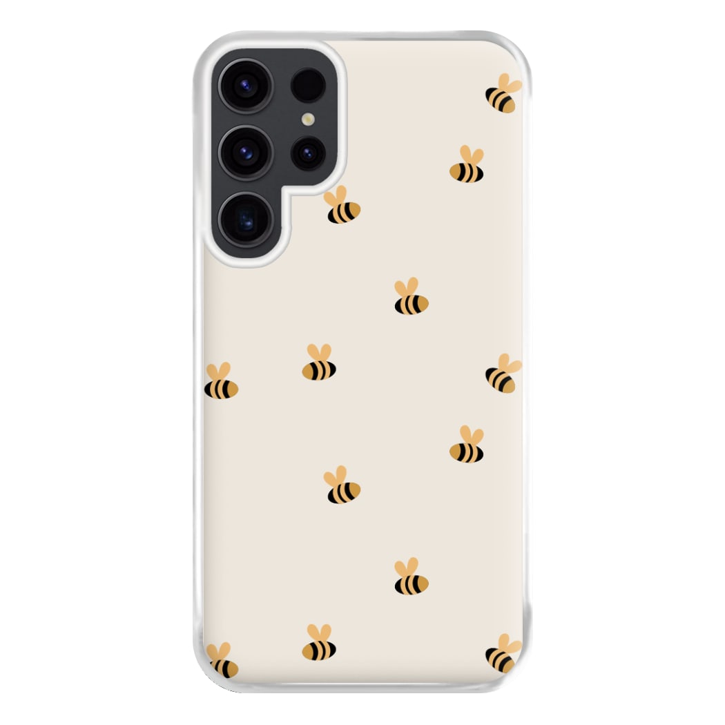 Spring Bee Pattern Phone Case for Galaxy S23 Ultra