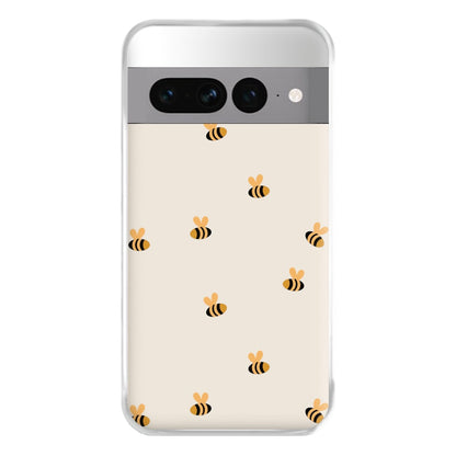 Spring Bee Pattern Phone Case for Google Pixel 7 Pro