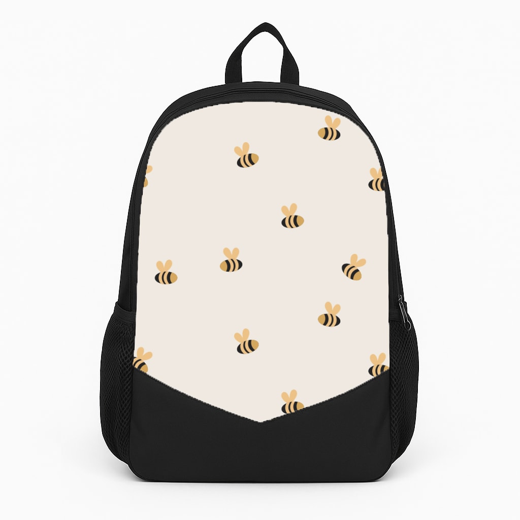 Spring Bee Pattern Backpack