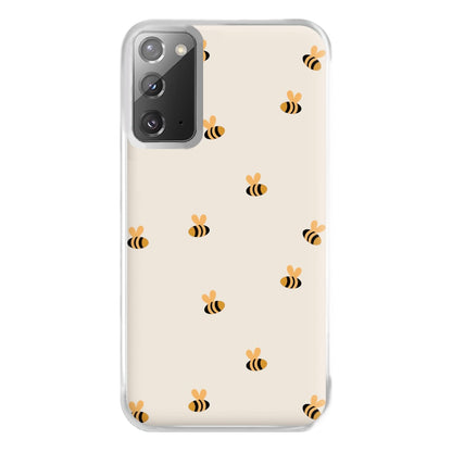 Spring Bee Pattern Phone Case for Galaxy Note 20 Ultra