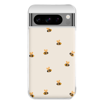 Spring Bee Pattern Phone Case for Google Pixel 8 Pro