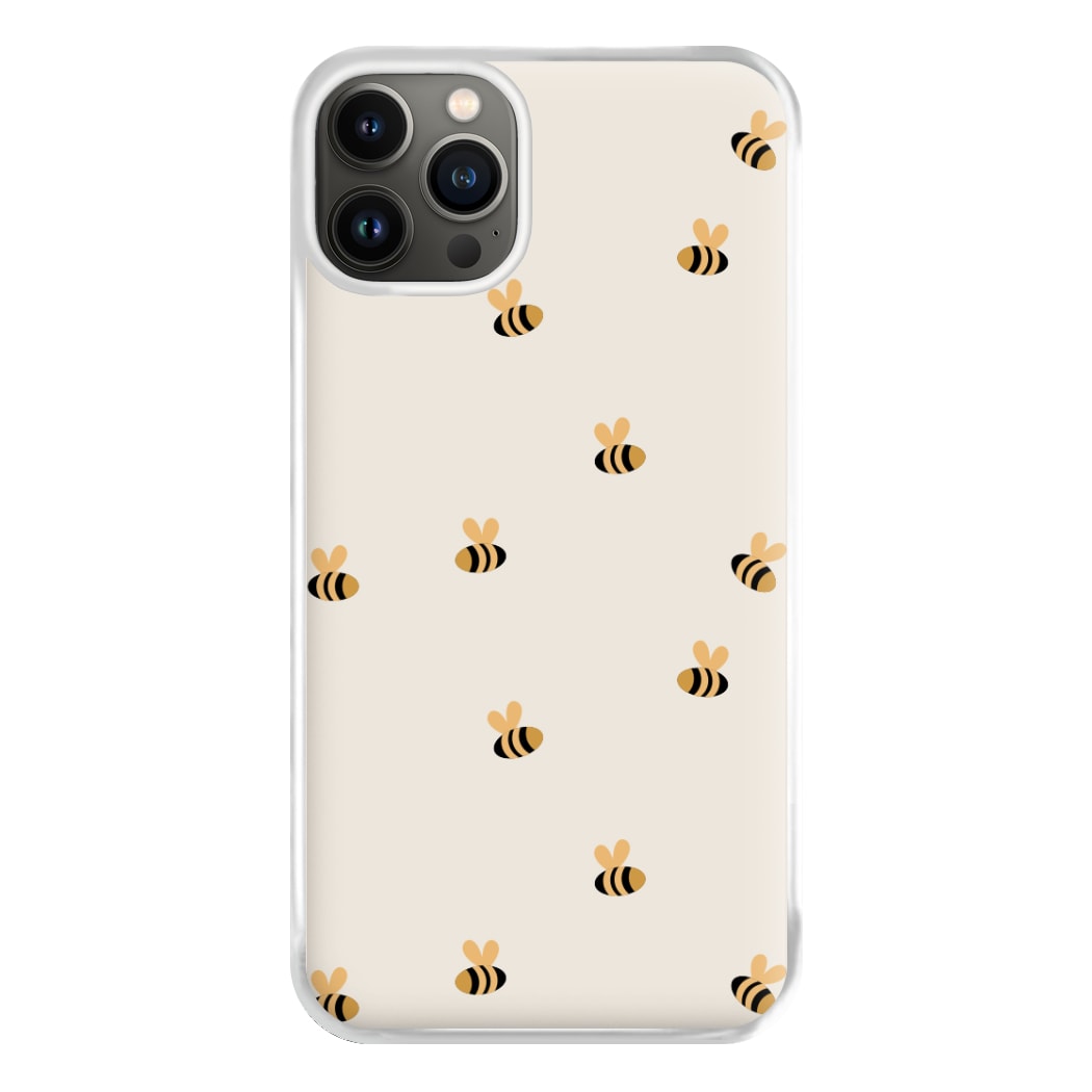 Spring Bee Pattern Phone Case for iPhone 13