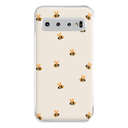 Spring Bee Pattern Phone Case for Galaxy S10 Plus