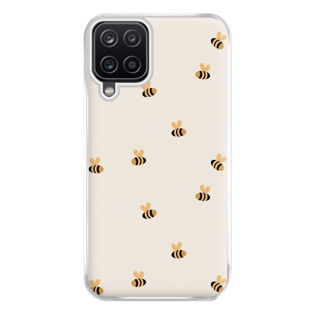 Spring Bee Pattern Phone Case for Galaxy A12