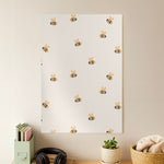 Spring Bee Pattern Poster