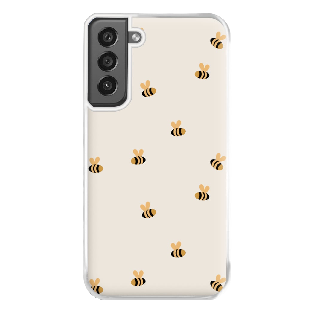 Spring Bee Pattern Phone Case for Galaxy S21FE