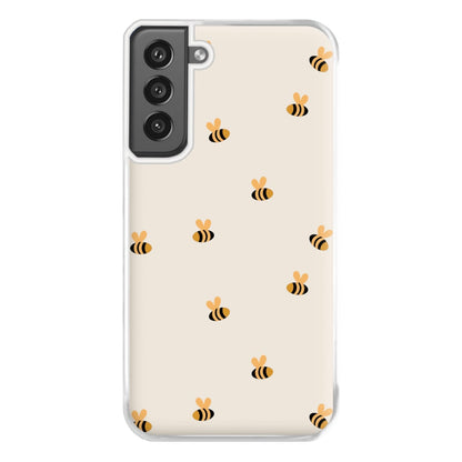 Spring Bee Pattern Phone Case for Galaxy S21FE