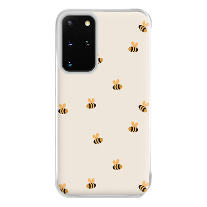 Spring Bee Pattern Phone Case for Galaxy S20 Plus