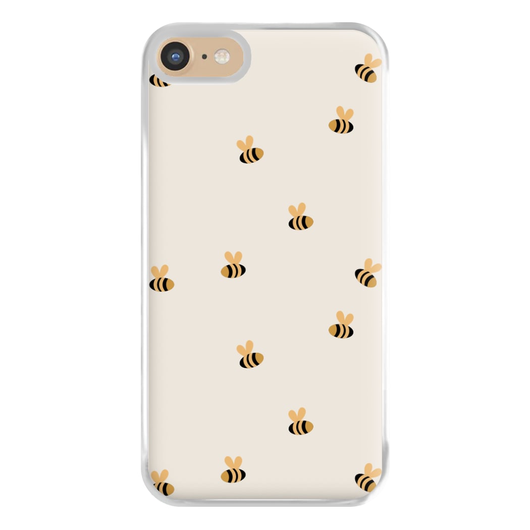 Spring Bee Pattern Phone Case for iPhone 6 / 7 / 8 / SE