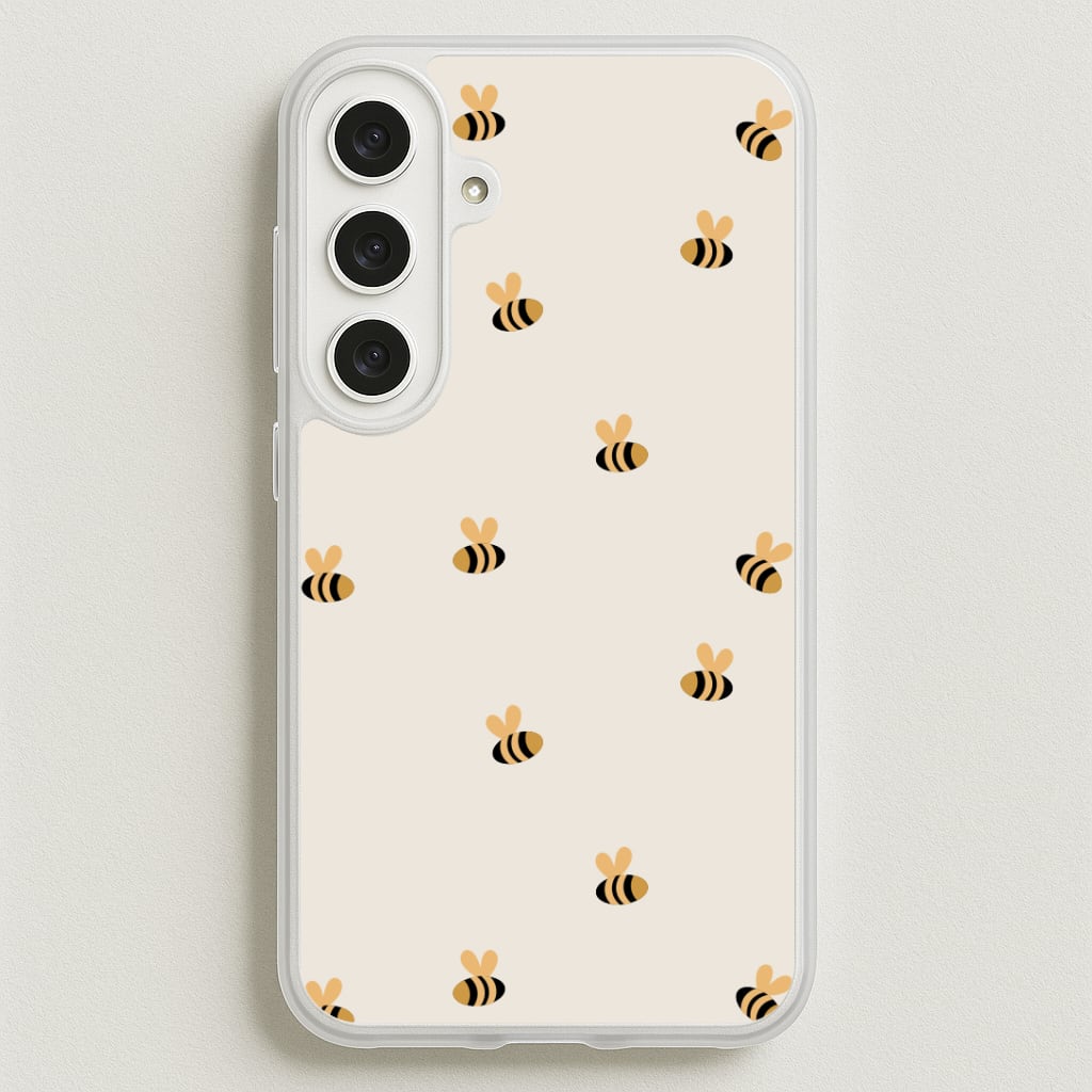 Spring Bee Pattern Phone Case for Galaxy S25FE