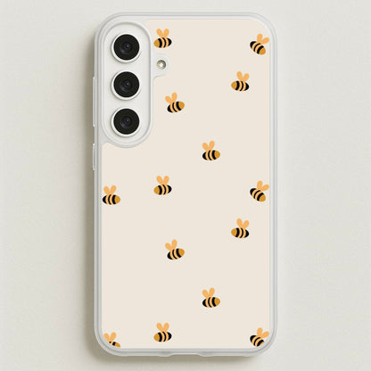 Spring Bee Pattern Phone Case for Galaxy S25FE