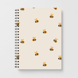 Spring Bee Pattern Notebook