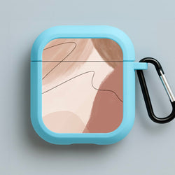 Spring Swish Blue AirPods Case