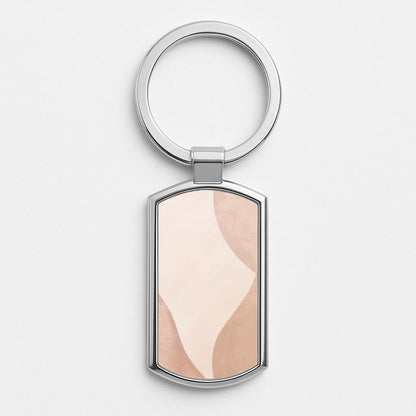 Boho Inspired Silver Keyring