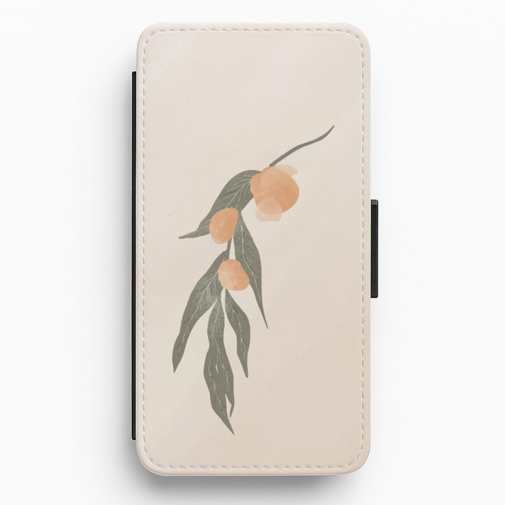 Spring Peaches Flip / Wallet Phone Case