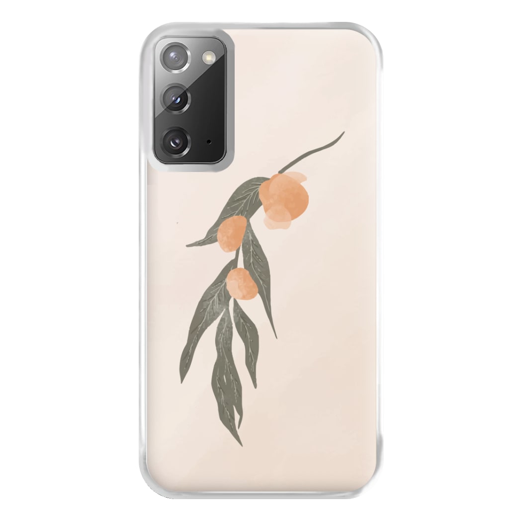 Spring Peaches Phone Case for Galaxy Note 20 Ultra