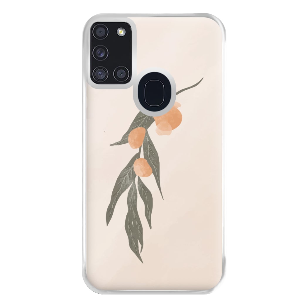 Spring Peaches Phone Case for Galaxy A21s