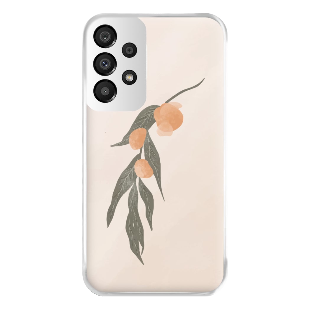 Spring Peaches Phone Case for Galaxy A33