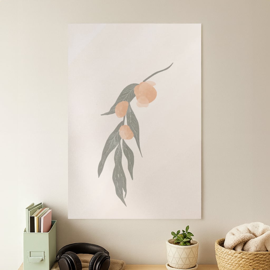 Spring Peaches Poster