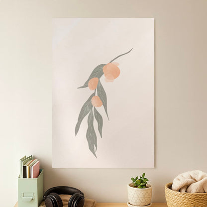Spring Peaches Poster