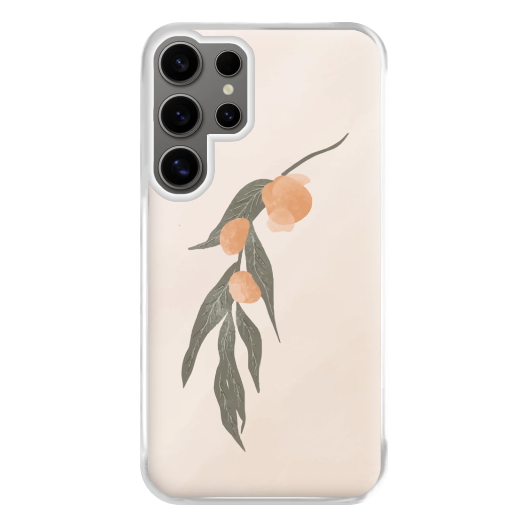 Spring Peaches Phone Case for Galaxy S24 Ultra