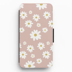 Spring Daisy Pattern Flip / Wallet Phone Case