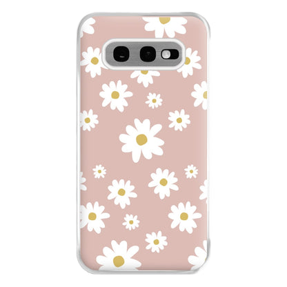 Spring Daisy Pattern Phone Case for Galaxy S10e