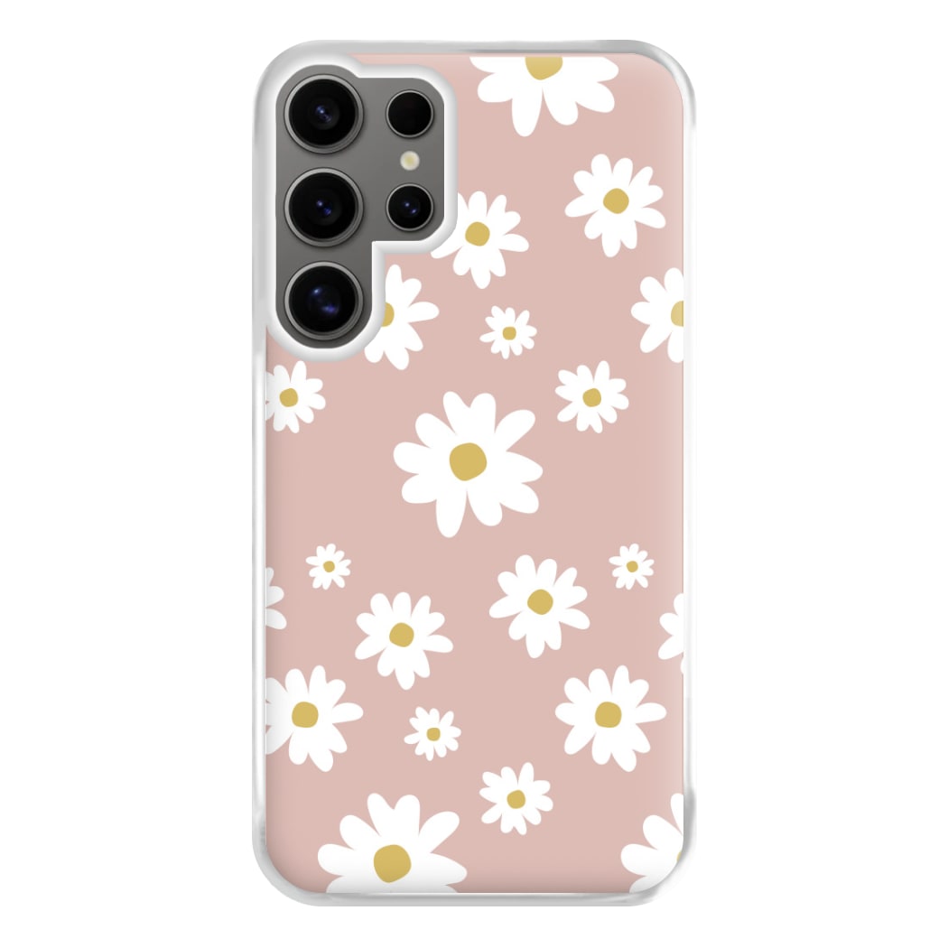 Spring Daisy Pattern Phone Case for Galaxy S24 Ultra