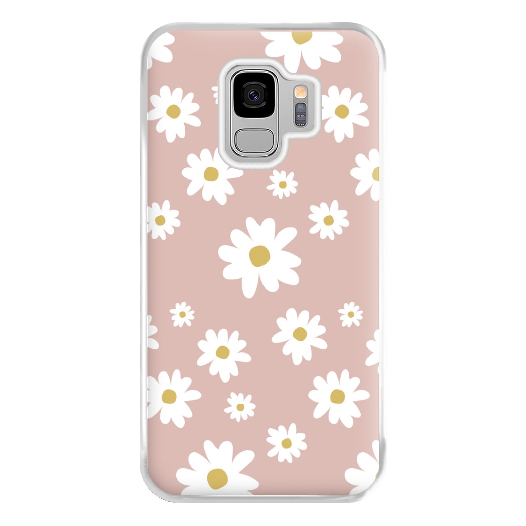 Spring Daisy Pattern Phone Case for Galaxy S9 Plus