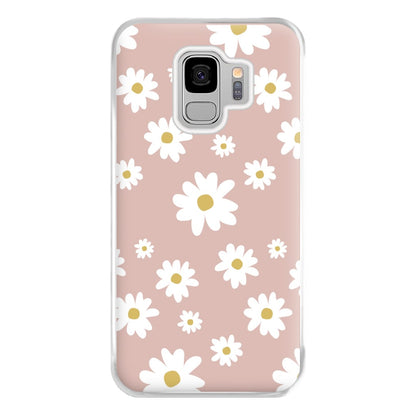 Spring Daisy Pattern Phone Case for Galaxy S9 Plus