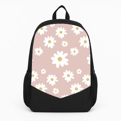 Spring Daisy Pattern Large Backpack