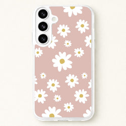 Spring Daisy Pattern Phone Case for Galaxy S26