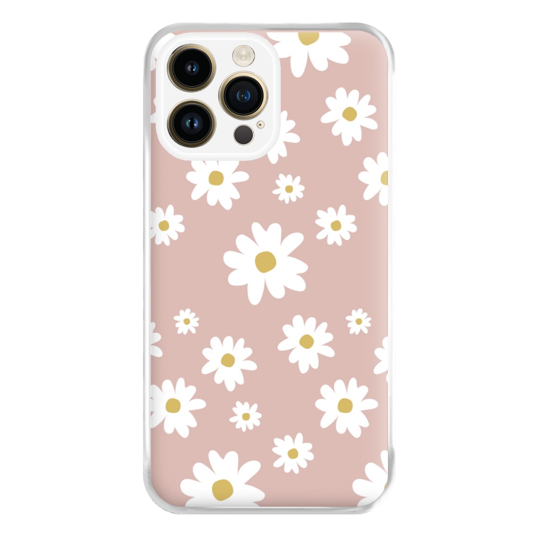 Spring Daisy Pattern Phone Case for iPhone 14 Pro Max