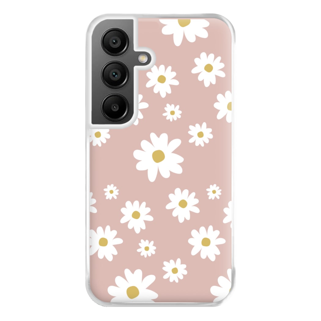 Spring Daisy Pattern Phone Case for Galaxy A55