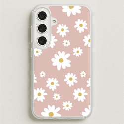 Spring Daisy Pattern Phone Case for Galaxy S25FE