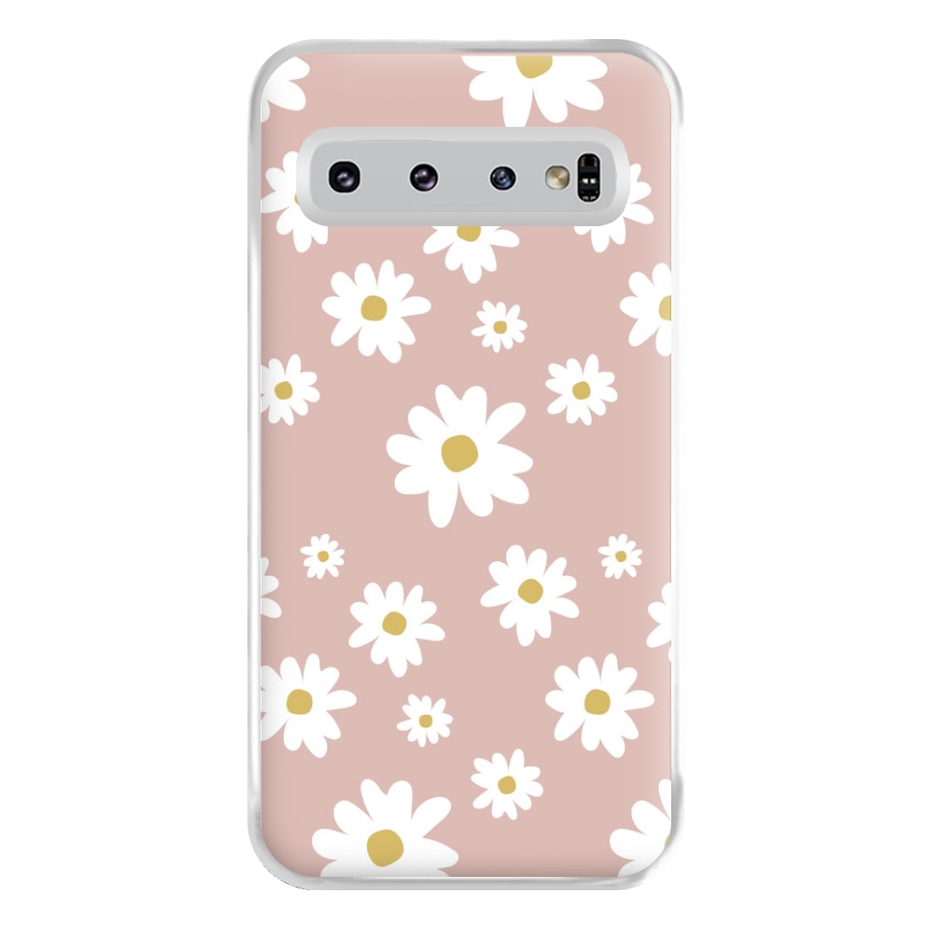 Spring Daisy Pattern Phone Case for Galaxy S10 Plus