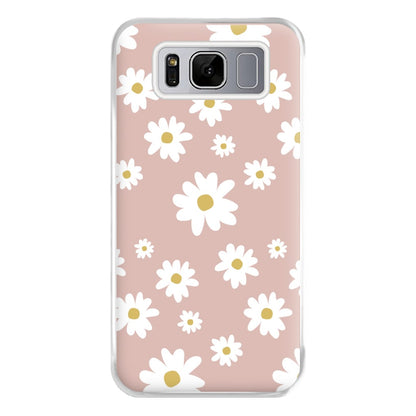 Spring Daisy Pattern Phone Case for Galaxy S8 Plus