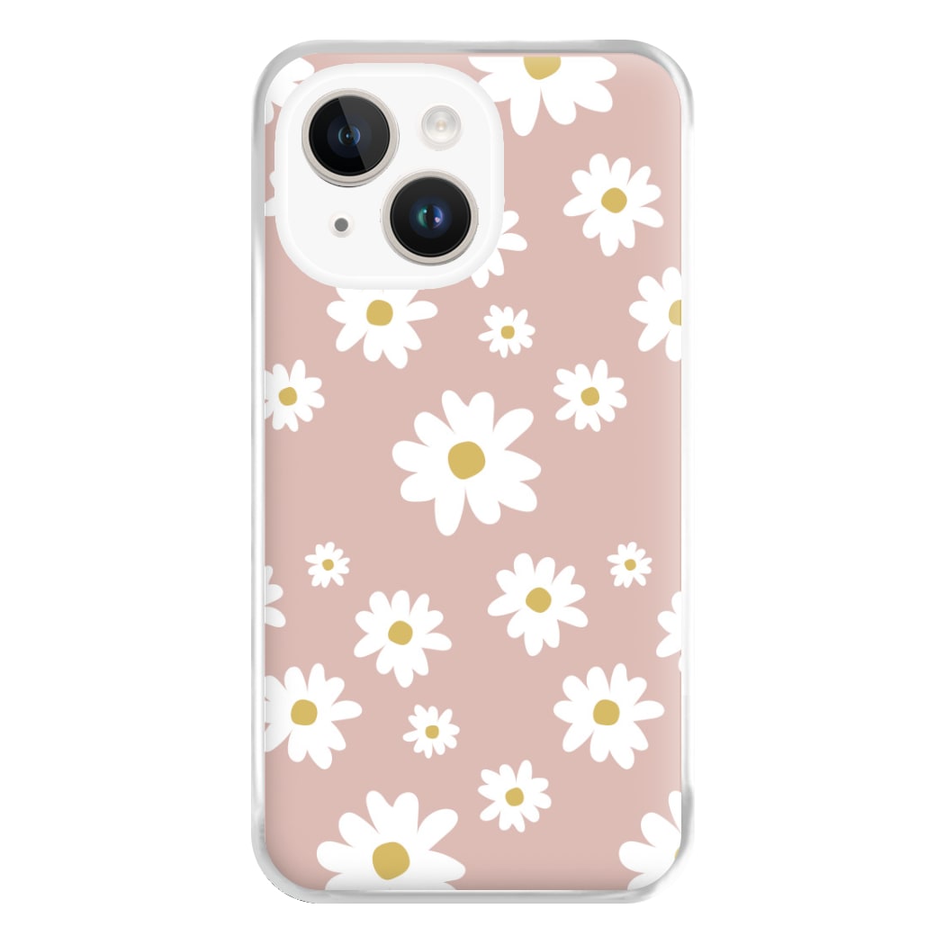 Spring Daisy Pattern Phone Case for iPhone 14 Plus