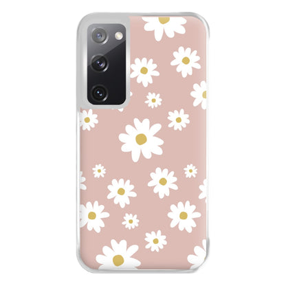 Spring Daisy Pattern Phone Case for Galaxy S20FE