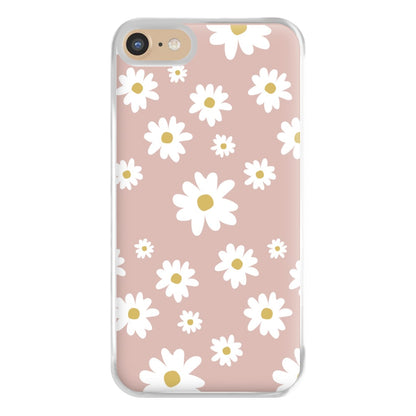 Spring Daisy Pattern Phone Case for iPhone 6 / 7 / 8 / SE