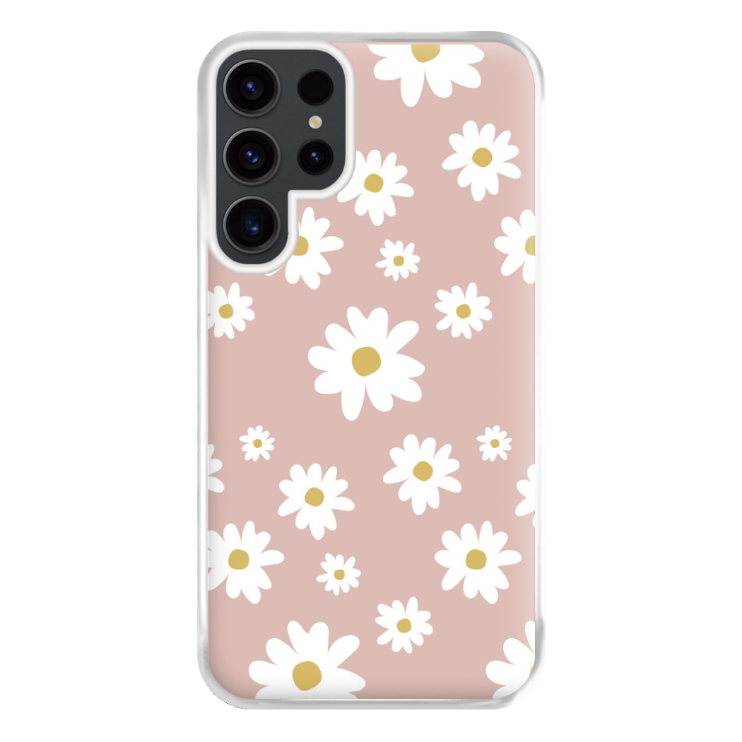 Spring Daisy Pattern Phone Case for Galaxy S23 Ultra