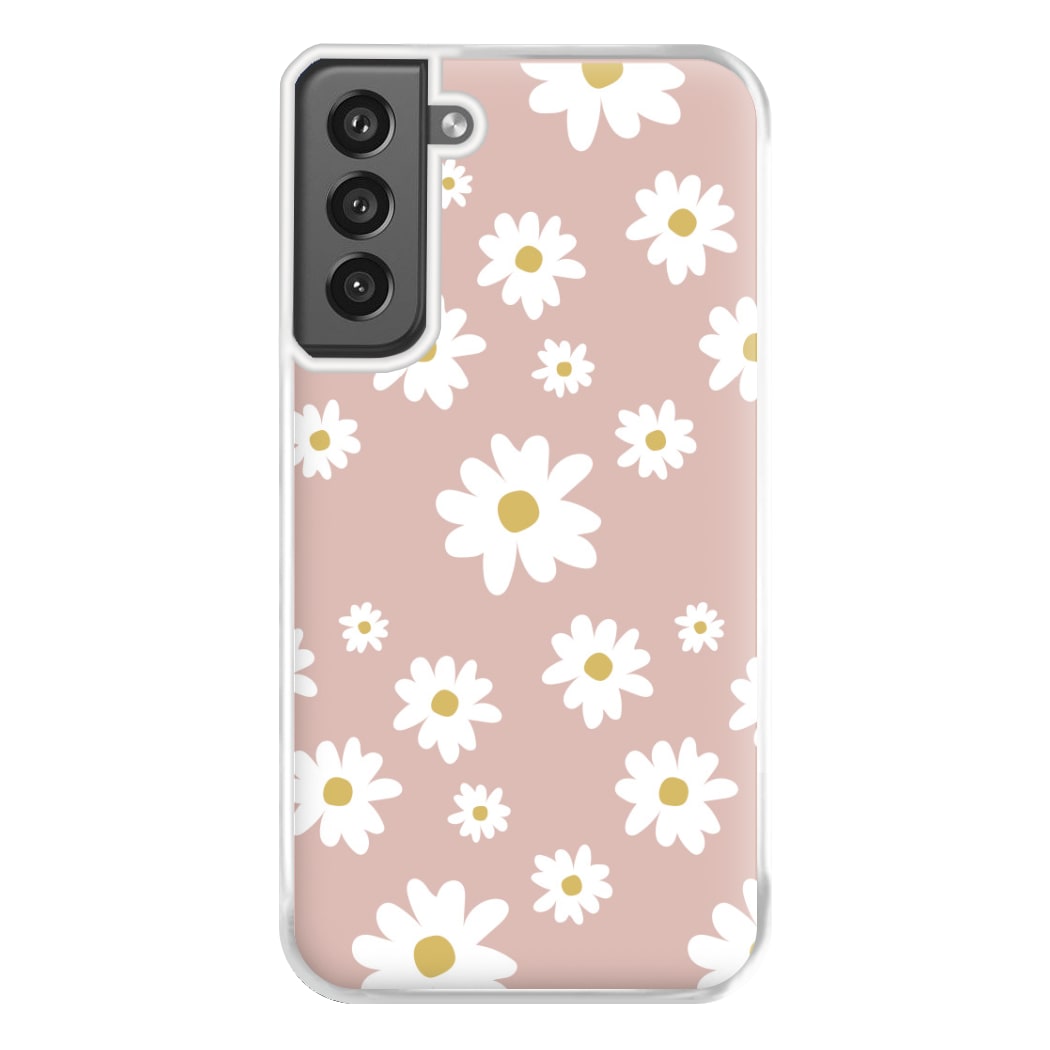 Spring Daisy Pattern Phone Case for Galaxy S21FE