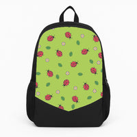Ladybugs And Flowers - Spring Patterns Backpack