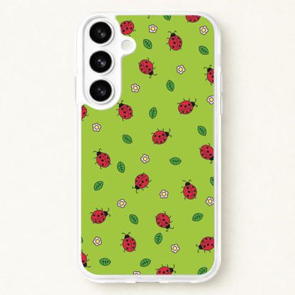 Ladybugs And Flowers - Spring Patterns Phone Case for Galaxy S26