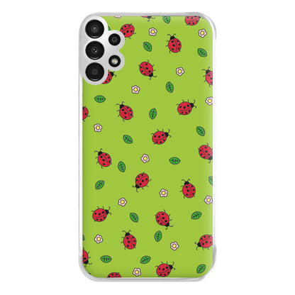 Ladybugs And Flowers - Spring Patterns Phone Case for Galaxy A13