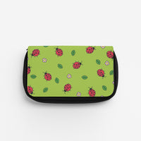 Ladybugs And Flowers - Spring Patterns Pencil Case