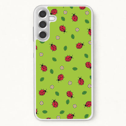Ladybugs And Flowers - Spring Patterns Phone Case for Galaxy A57